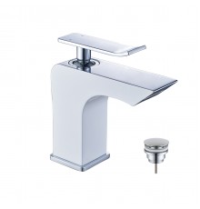 Смеситель Lemark Contest LM5806CW для раковины белый хром