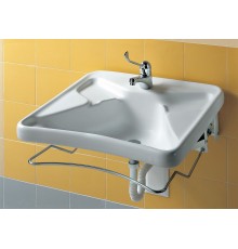 Комплект (Раковина МГН, пневматическое крепление, смеситель, сифон) H12