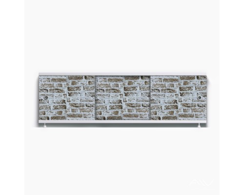 ОПТИМА_Decor Экран для ванны 170 см,ПВХ с офсетной печатью,(шиповник-010), ALAVANN