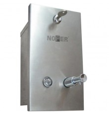 Диспенсер для мыла встраиваемый из нержавеющей стали вертикальный 1200 мл