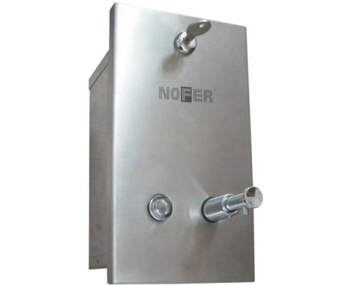 Диспенсер для мыла встраиваемый из нержавеющей стали вертикальный 1200 мл