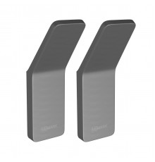 Крючок одинарный SMOOTH LINE для полотенец 2 шт., графит