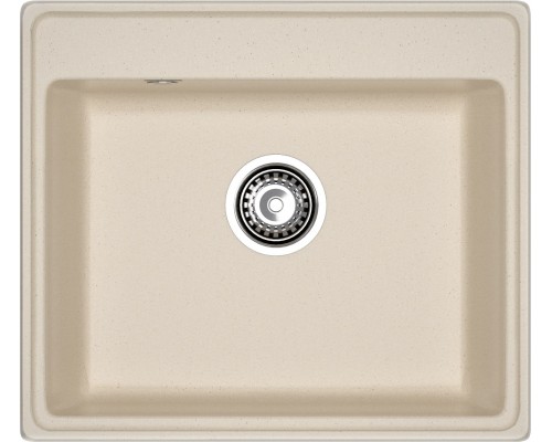 GRANFEST Мойка композит VERTEX, GF-V-580, чаша 580*500, кашемир