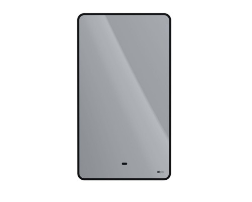 Зеркало Lemark MIOBLACK 45х80 см с интерьерной подсветкой, с подогревом