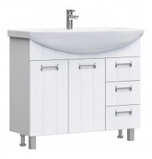 Тумба Diana 105 напольная, 2 двери, 3 ящика (раковина Стиль 105) VIGO