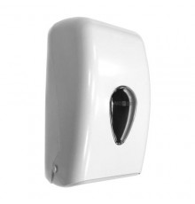 Диспенсер для листовой туалетной бумаги из ABS пластика белый