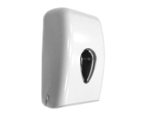 Диспенсер для листовой туалетной бумаги из ABS пластика белый