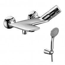 Wing Смеситель для ванны, короткий излив, р/ОД, хром, LM, LM5302C