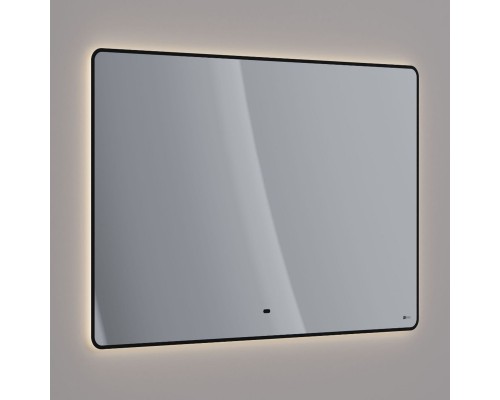 Зеркало Lemark MIOBLACK 120х80 см с интерьерной подсветкой, с подогревом