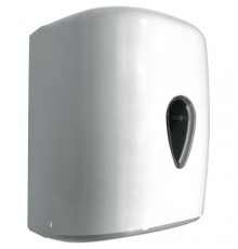 Диспенсер для рулонной бумаги из ABS пластика с центральной вытяжкой. Белый