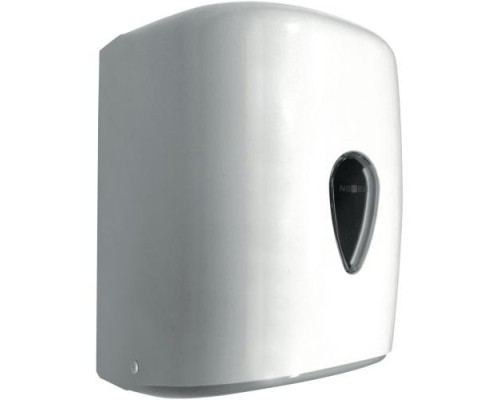 Диспенсер для рулонной бумаги из ABS пластика с центральной вытяжкой. Белый