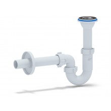 Сифон АНИ 1 1/4"*32 прямоточныйс литым выпуском. с прямой трубой 32 ANI PLAST