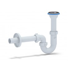 Сифон АНИ 1 1/4"*32 прямоточныйс литым выпуском. с прямой трубой 32 ANI PLAST