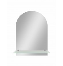 Зеркало Арка 390х590 с полкой