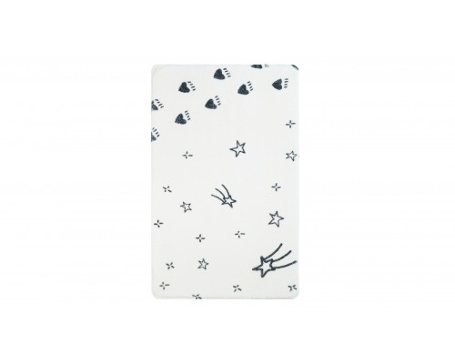 Коврик для ванной Fixsen Teddy Sky 1-ый FX-6001S, белый, 50х80см