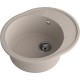 GRANFEST Мойка URBAN 857L  1-чаша+крыло 570*480мм песочный арт.GF-UR-