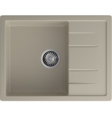 GRANFEST Мойка композит QUADRO GF-Q--650L чаша с крылом  650*500мм  топаз  арт.GF-