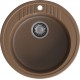 GRANFEST Мойка композит RONDO GF-R--520   D=520 мм   терракот  арт.GF-