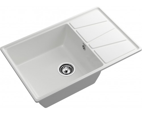 GRANFEST Мойка композит VERTEX, GF-V-780L, чаш+кр 780*500, иней