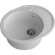 GRANFEST Мойка URBAN 857L  1-чаша+крыло 570*480мм серый арт.GF-UR-