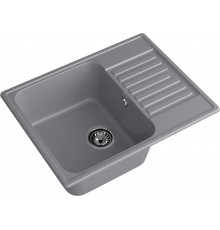 GranFest QUARZ (ECO-13) Мойка чаша+кр 620*480 (темно-серый)