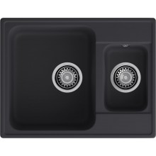 GranFest QUARZ (ECO-09) Мойка 1.5-чаш. 620*480 (черный)
