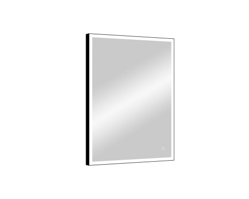 Зеркало "Solid Black LED" 600х800, реверсивное крепление