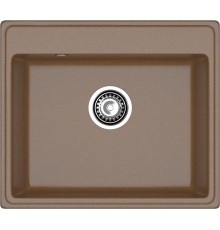 GRANFEST Мойка композит VERTEX, GF-V-580, чаша 580*500, терракот