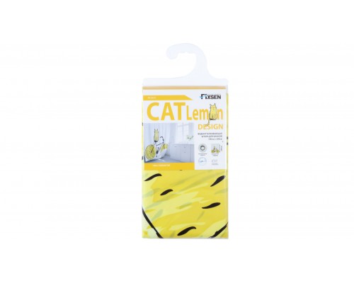 Штора для ванной Fixsen Cat FX-2515