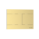 Комплект 2в1 IBERICA BLANCA инсталляция SILENCIO MINI, кнопка смыва INOX-R золото матовое (IB.001М.015.03)