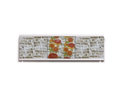 ОПТИМА_Decor Экран для ванны 150 см,ПВХ с офсетной печатью,(грация-012), ALAVANN