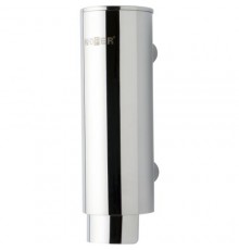 диспенсер для мыла цилиндрический из нержавеющей стали глянцевый 300 мл.