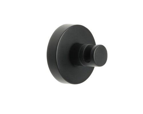 Крючок одинарный черный FIXSEN Comfort Black FX-86005)