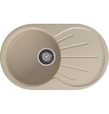 GRANFEST Мойка композит RONDO GF-R--750L  чаша с крылом 750*460мм, кашемир