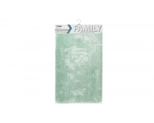 Коврик для ванной Fixsen Family, зеленый, 1-ый (70х120 см) FX-9003F