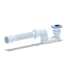 ANI Сифон для душевого поддона 1 1/2"*40мм. с гибкой трубой 40х50мм., ANI PLAST