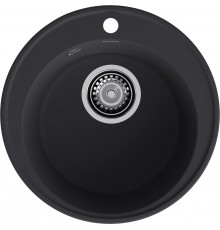 GranFest QUARZ (ECO-08) Мойка чаша D=480мм (черный)