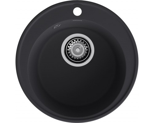GranFest QUARZ (ECO-08) Мойка чаша D=480мм (черный)