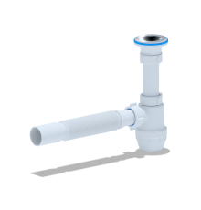 Сифон Ани 1 1/4"* 32 "Юнг" с с гибкой трубой 32*40, ANI PLAST