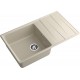 GRANFEST Мойка композит LEVEL, GF-LV-860L, чаш+кр 860*500, топаз