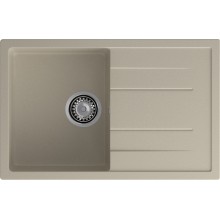 GRANFEST Мойка композит QUADRO GF-Q--780L  чаша с крылом 780*500 мм  топаз арт.GF-