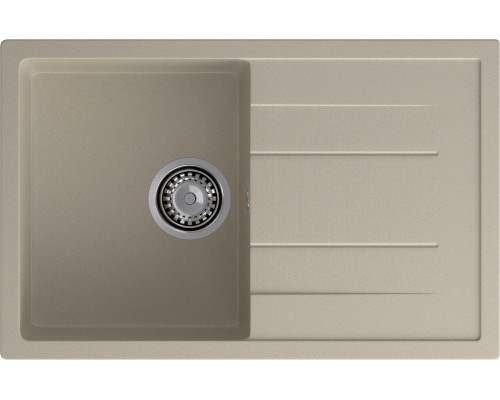 GRANFEST Мойка композит QUADRO GF-Q--780L  чаша с крылом 780*500 мм  топаз арт.GF-