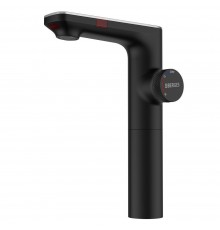 Смеситель для раковины MORANS сенсорный высокий, черный матовый, BERGES