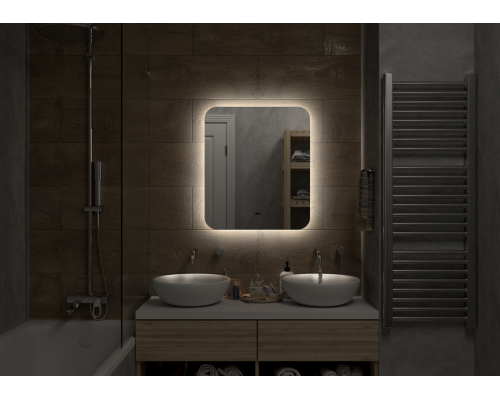 Зеркало Burzhe Led 600х700 бесконтактный сенсор