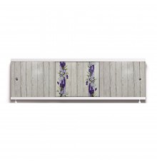 ОПТИМА_Decor Экран для ванны 150 см,ПВХ с офсетной печатью,(лаванда-009), ALAVANN