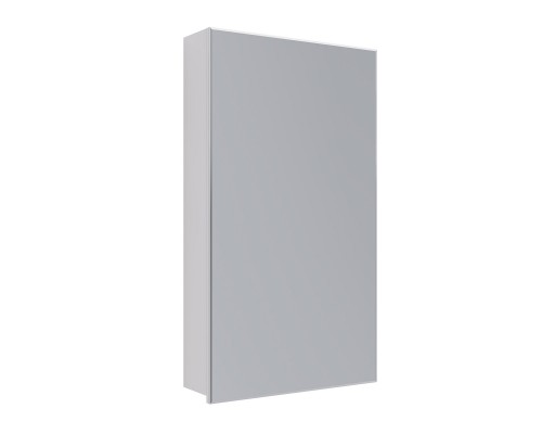 Шкаф зеркальный Lemark UNIVERSAL 45х80 см 1 дверный, петли слева, цвет корпуса: Белый глянец