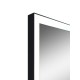Зеркало "Solid Black LED" 600х800, реверсивное крепление