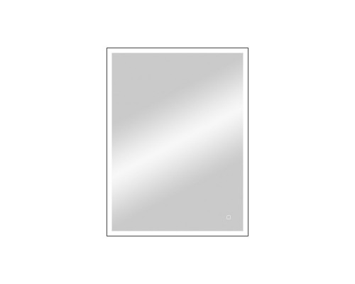 Зеркало "Solid Black LED" 600х800, реверсивное крепление