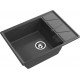 GRANFEST Мойка композит VERTEX, GF-V-680L, чаш+кр 680*500, графит