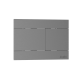 Комплект 2в1 IBERICA BLANCA инсталляция SILENCIO MINI, кнопка смыва INOX-R вороненая сталь (IB.001М.015.02)